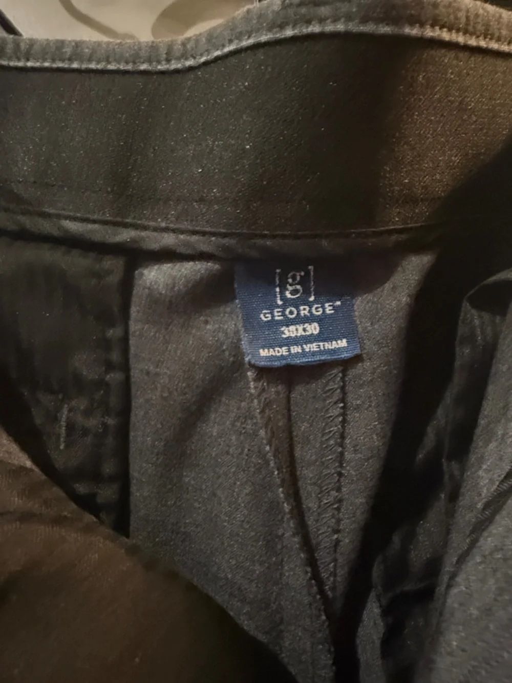 George Men's Gray Dress Pants - Classic Tailored Style - Picture 2 of 3